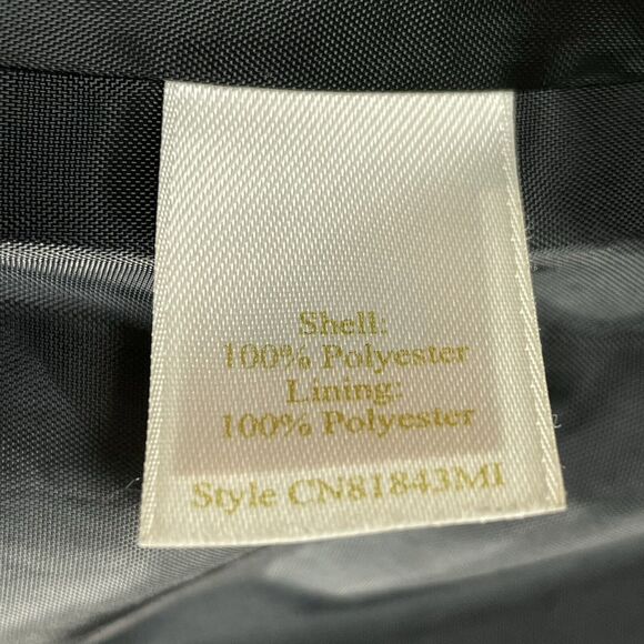 Caslon Career Blazer 3-Button Fully Lined Suit Jacket Sz 6 and Skirt Black Sz 10 - Picture 9 of 16